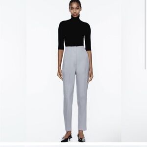 Zara size M light blue high waisted pants
